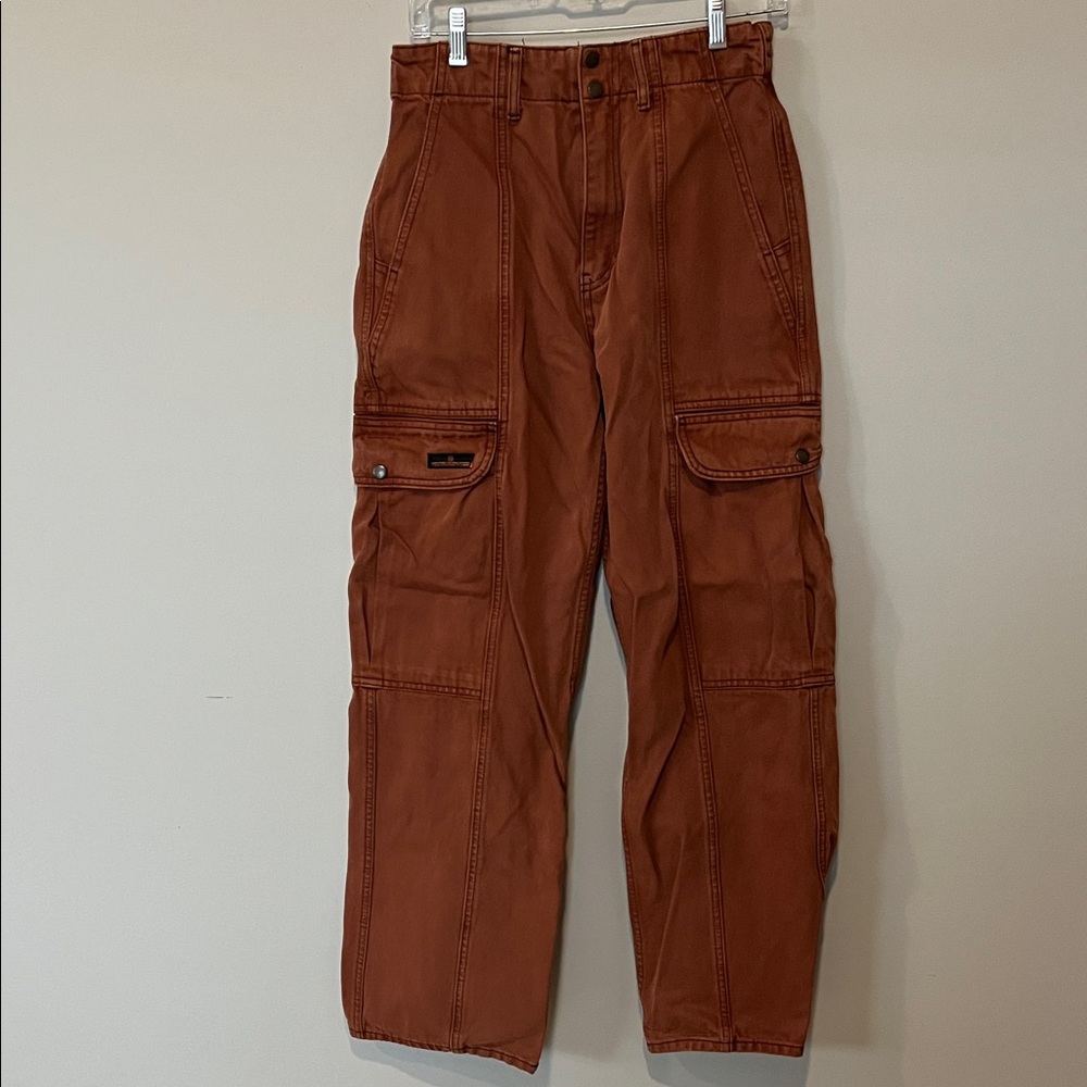 Urban Outfitters Rust Wide Leg Jeans